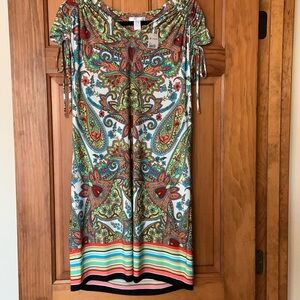 London Times dress New with Tags size 10 multi color paisley